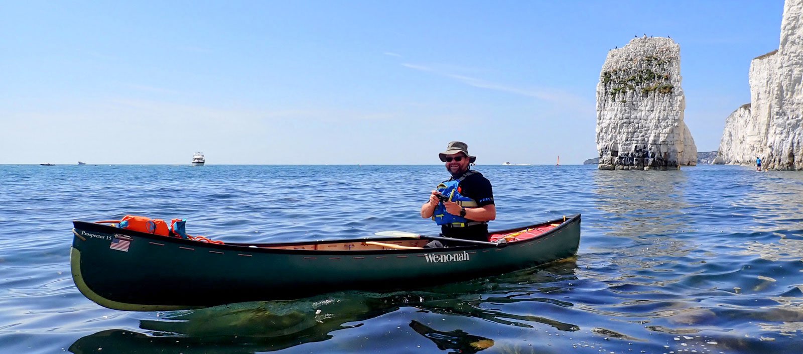Canoing at Old Harry Rocks
